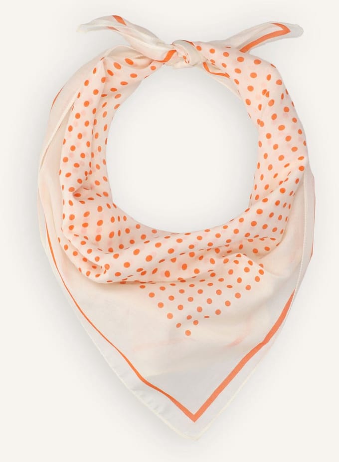 Notre-V Astrid Large Sjaals Dames - Oranje - Maat ONESIZE