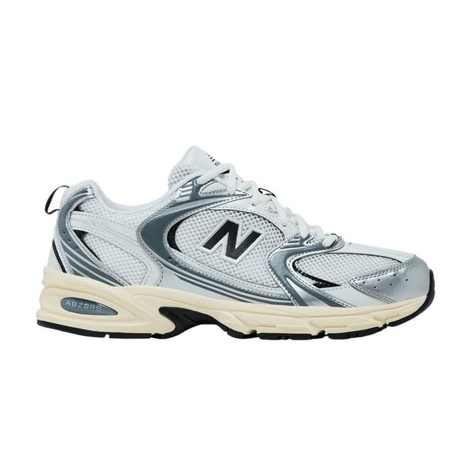 New Balance 530 Zilver Metallic Zwart Cement 41.5 white