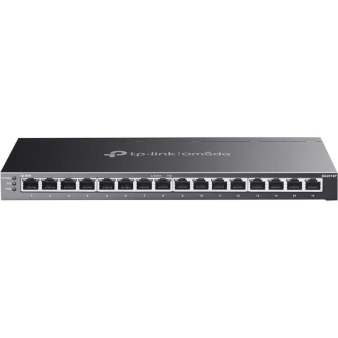 TP-Link TL-SG2016P - Netwerkswitch - 16-Poorten