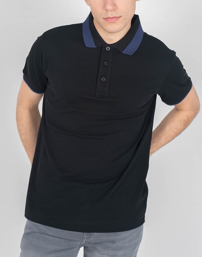 Invicta Poloshirt Mannen zwart