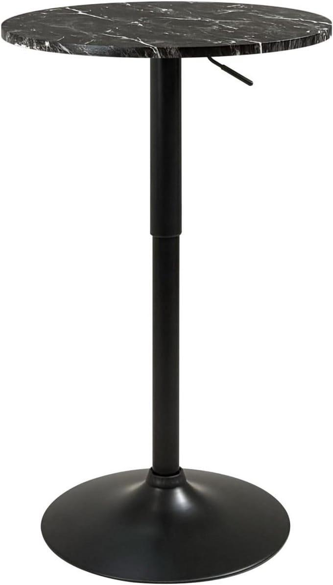 Hoogte verstelbare bartafel rond - 60 cm - moderne design tafel