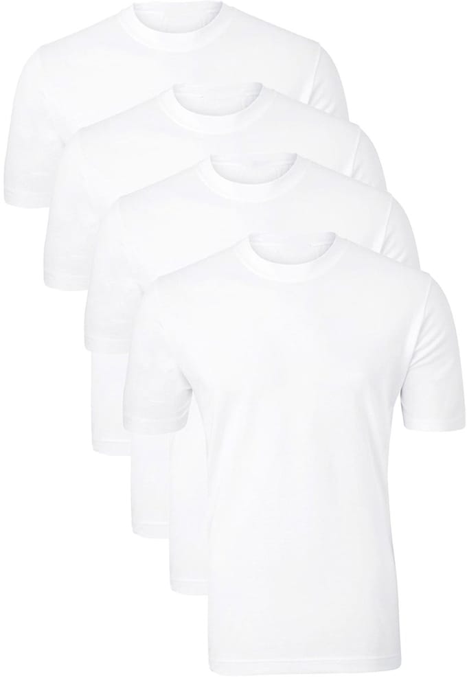 Schiesser American T-shirt 4-pack wit