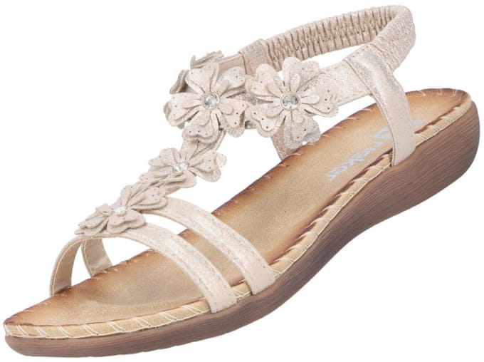 Sandalen met sleehak Rieker -