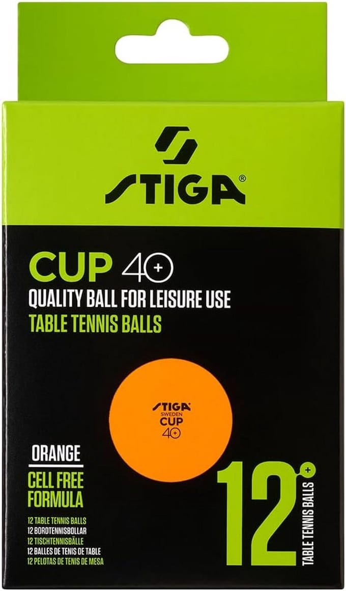 Tafeltennis Ballen 40+ ITTF-Goedgekeurd - Pack van 12 - Oranje