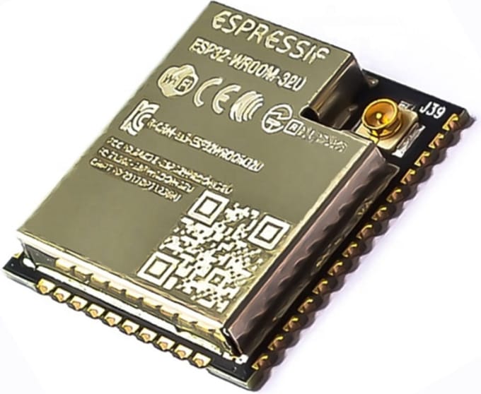 OTRONICÂ® ESP32 WROOM 32U Draadloze IOT Module 16M 128Mbit Wifi, Flash, Bluetooth