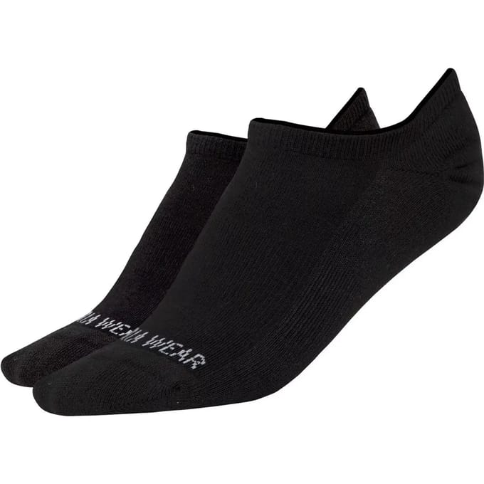 Gorilla Wear Enkelsokken 2-Pack - Zwart - 35-38