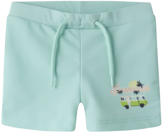 Name It Jongens Zwembroek Strak NMMZIGURT Turquoise - Maat 98/104