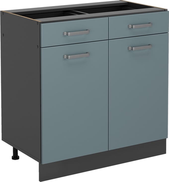 Vicco R-Line Keukenonderkast – 80 cm zonder werkblad Blauw-grijs