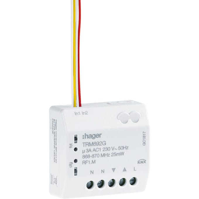 KNX RF Inbouw Rolgordijn Besturingsmodule 230V - TRM692G