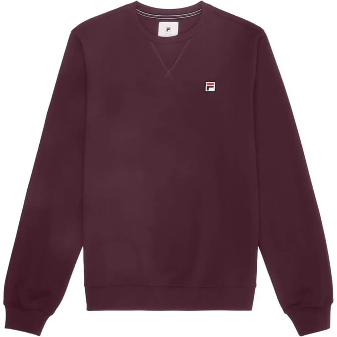 FILA Biella Regular Crewneck Sweatshirt Fig Maat: M | Sweaters Outlet | Heren