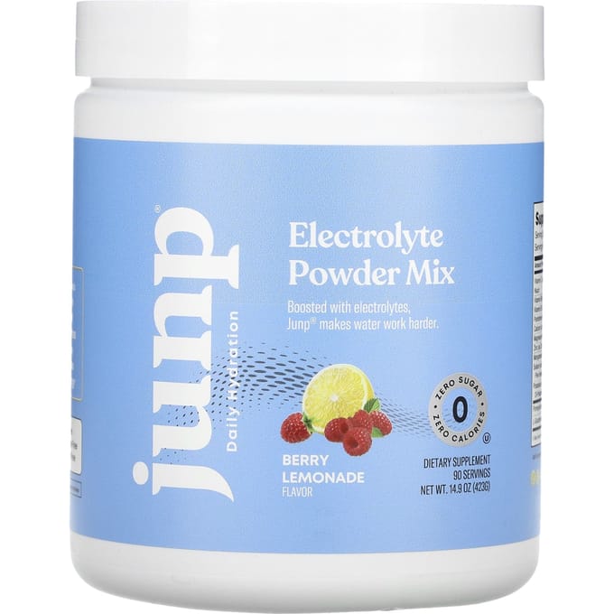 JUNP Hydration, Elektrolytenpoedermix, Bessenlimonadesmaak, 425 gram (423 g)