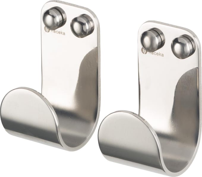Haceka Ixi Haak 2 stuks polished chroom