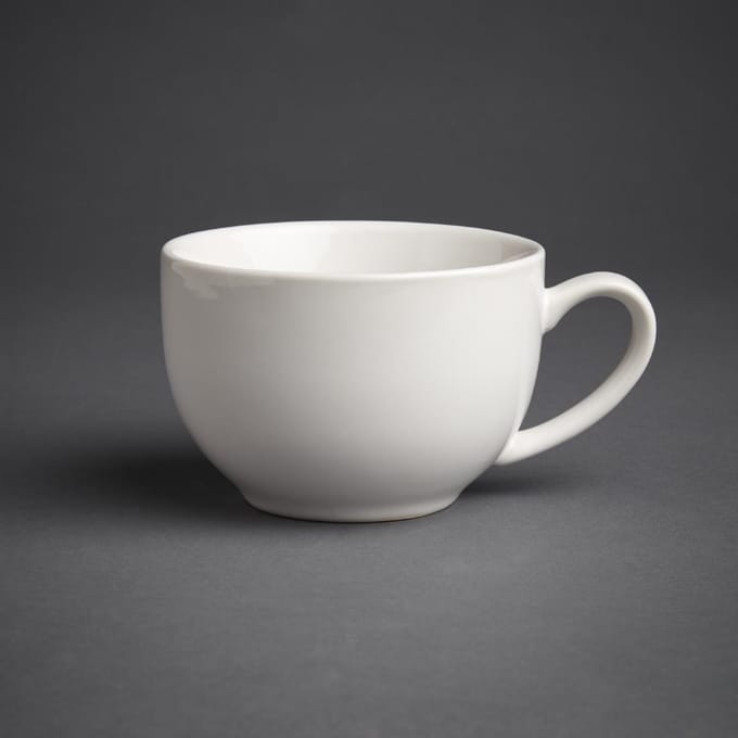 Olympia Café cappuccinokoppen wit 34cl (12 stuks)