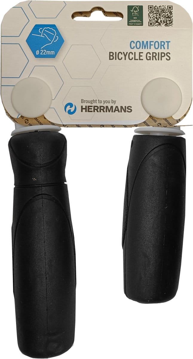 Handvatset Herrmans Cut 93 120/90 mm - zwart