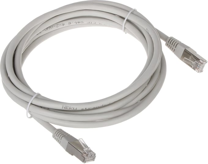 Lanberg patch cable - 3 m - gray (RAL 7035) - Grijs - 3m