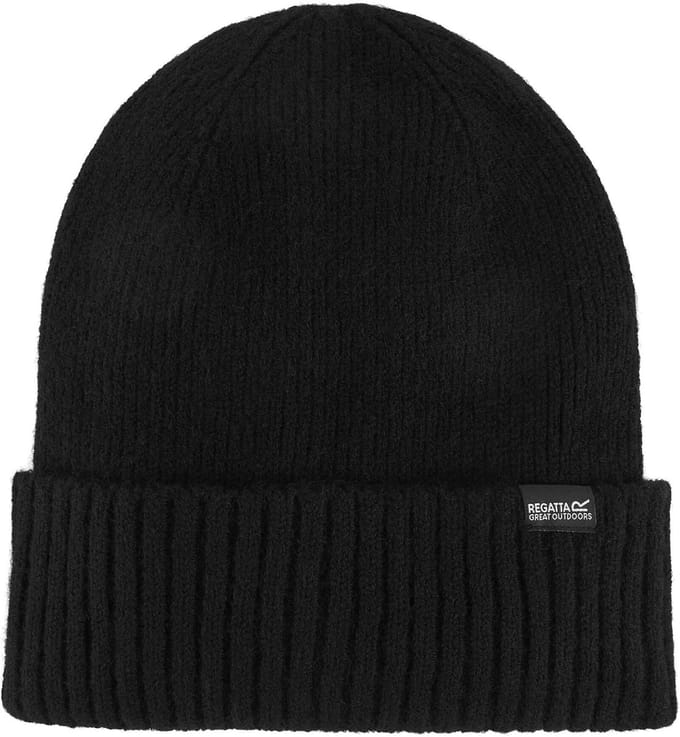 Basic geribde beanie muts voor dames