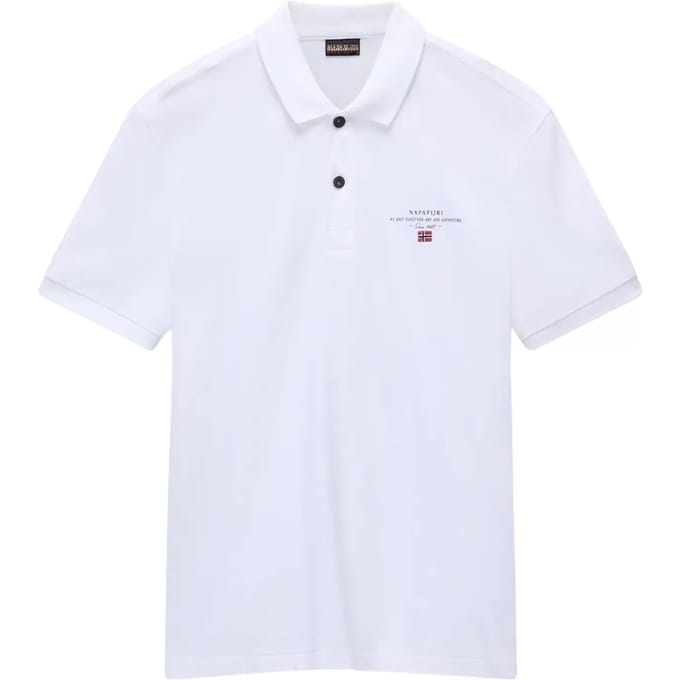 Napapijri Polo Elbas Wit - Maat 3XL - Heren