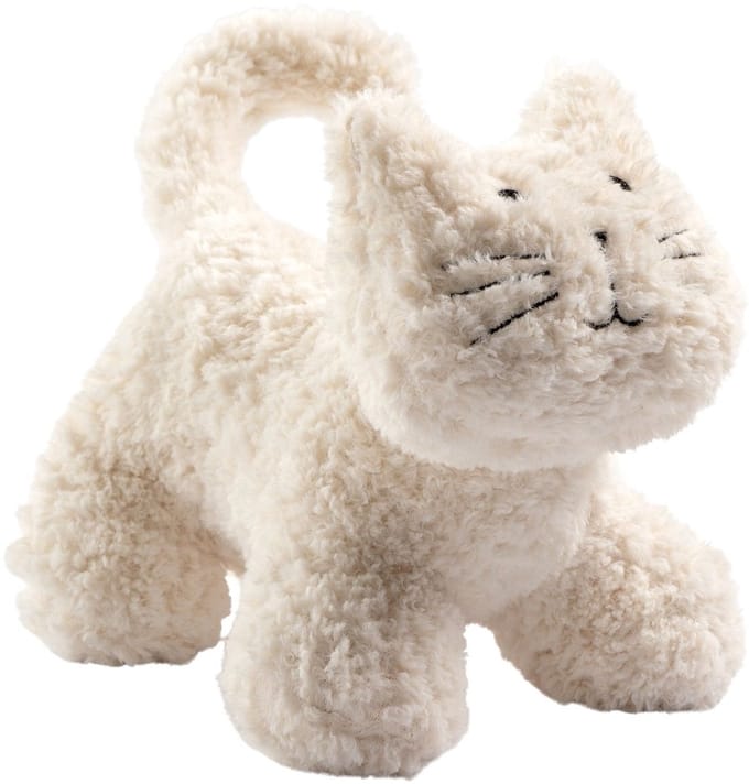 MINOES - deurstopper 25x15x24 cm - kat - Snow White - Wit