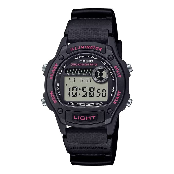 Casio Casio Collection W-220H-1A2VEF Horloge - Kunststof - Zwart - Ø 36 mm