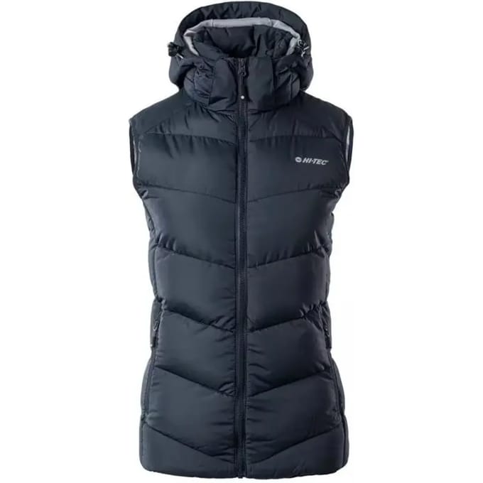 Mouwloos damesjack met capuchon Hi-Tec Sanis