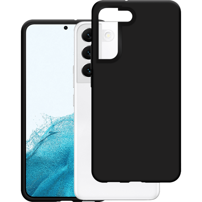 Just in Case Galaxy S22 Plus Siliconen (TPU) Hoesje Black