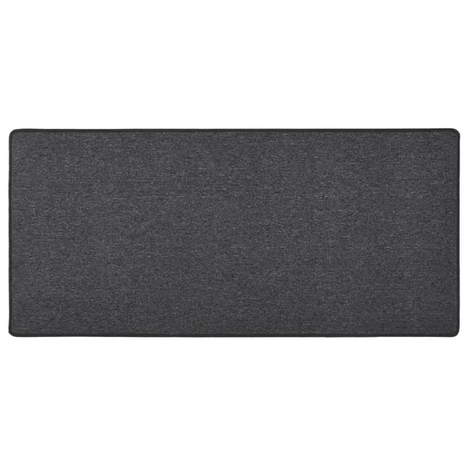 vidaXL - Tapijtloper - 50x100 - cm - antracietkleurig