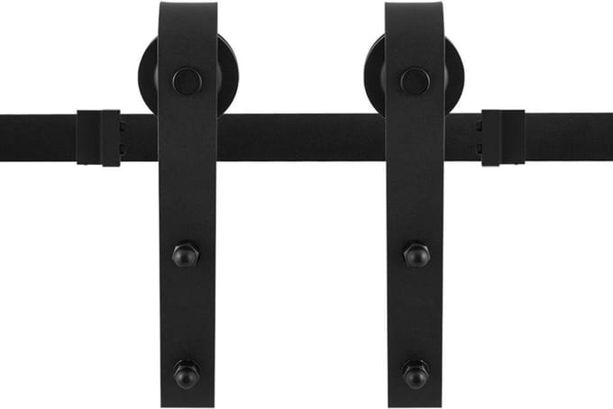 Schuifdeursysteem Lanka zwart 200 cm