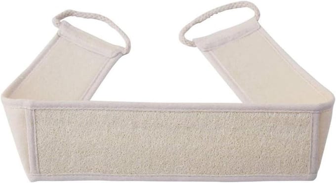 Luffa Scrubband - Douche Borstel - Huid Reinigen - Dubbelzijdig Schrobben - 27 cm Lengte - Natuurlijk