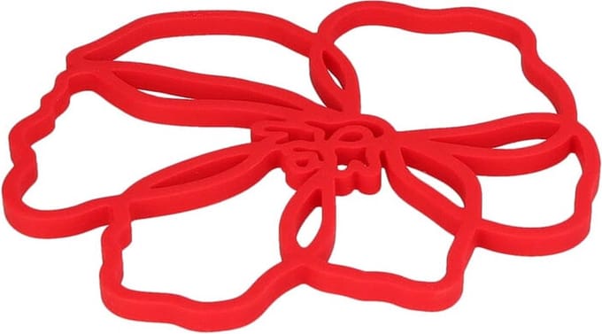 Tools2Cook - Siliconen Onderzetter Poppy Red