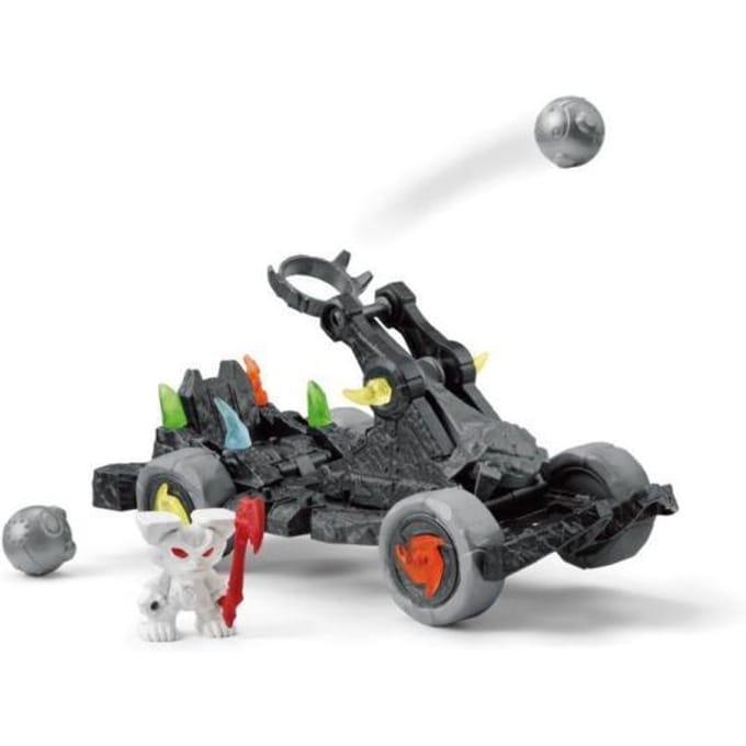schleich ELDRADOR CREATURES Katapult met Mini Creature - Katapult, Slingshot - Speelfigurenset - 42618