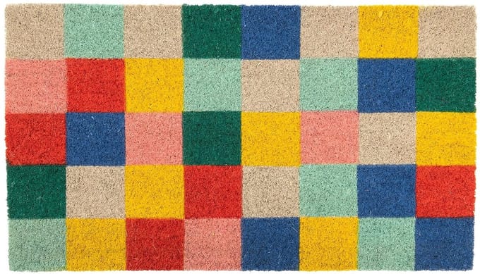 Grappige deurmat voor buiten - kokosnoot - 1 stuk - 70x40 cm