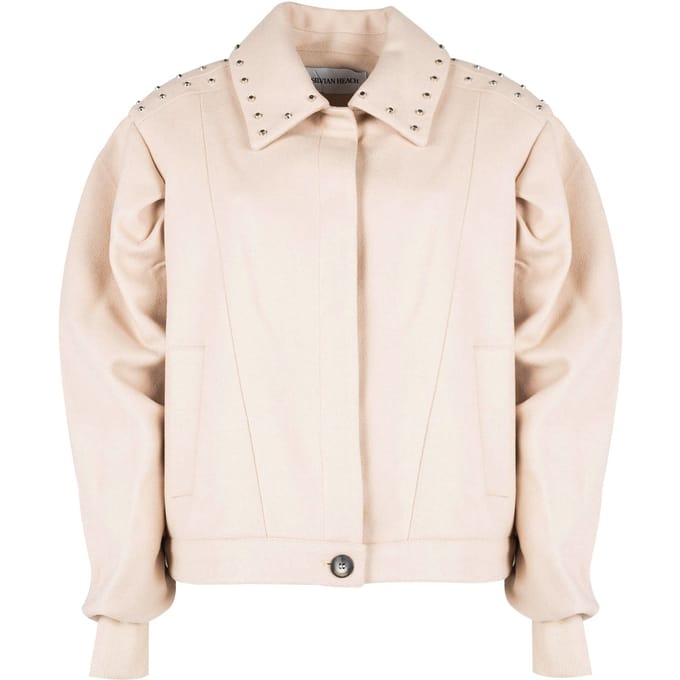 Silvian Heach jas Oversize Vrouw beige