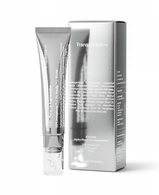 Transparent Lab - Traitement Hydratant Volumisant pour les Lèvres, 15 ml - Sérum pour les lèvres repulpant