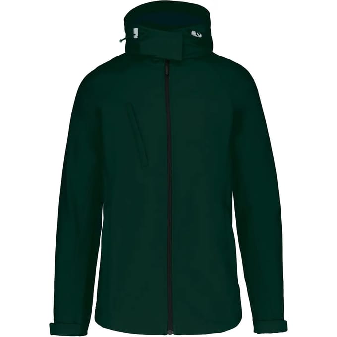 Kariban Dames softshell jas met afneembare capuchon K414 - Bottle Green - L