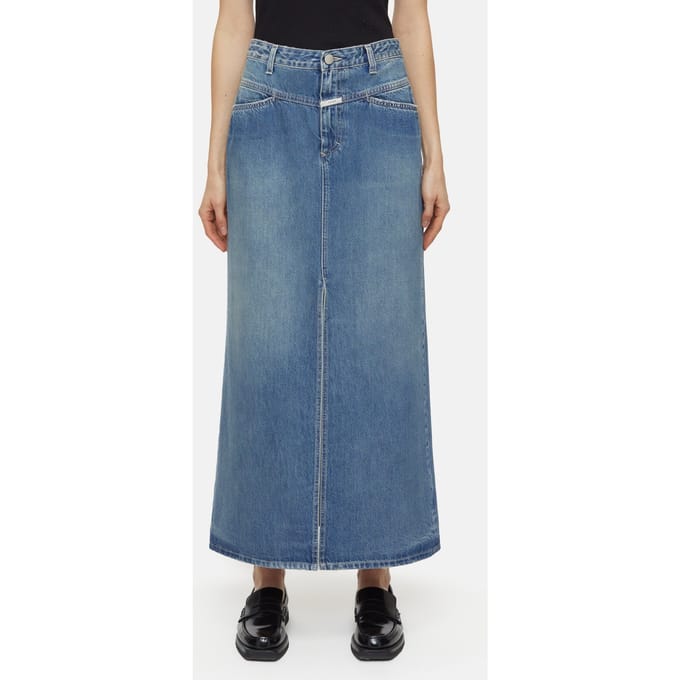 Closed Long X-pocket Skirt Dark Blue Taglia: W25 | Maxi gonne Outlet | Donna | Blu