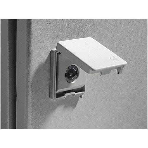 Rittal SZ 2476.100 2476100 Sleutelkastafdekking Afsluitbaar Polyamide Grijs 2 stuk(s)