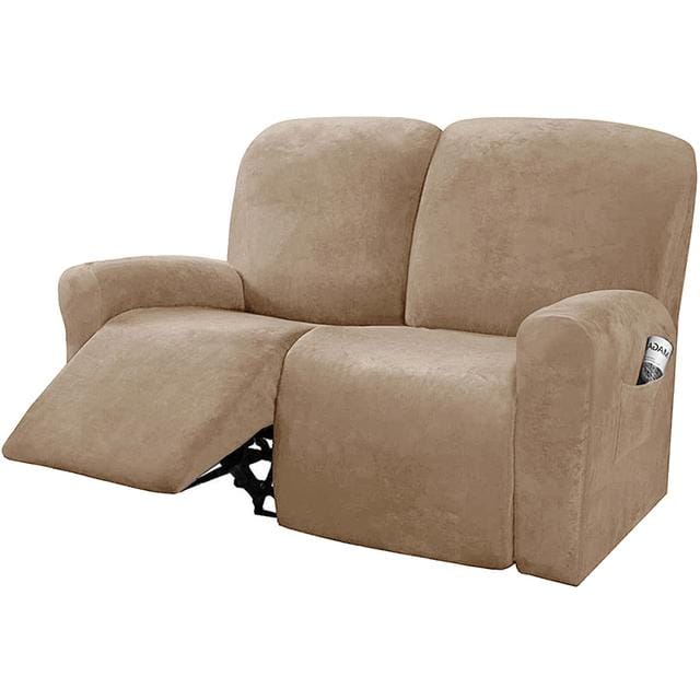 Fluwelen Lazy Boy Fauteuil Sofahoes Stretch Fauteuil Hoge Kwaliteit Sofahoes Voor Woonkamer Fauteuil Sofa gray
