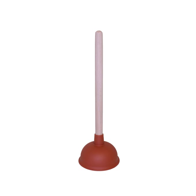 Rubberen Ontstopper met houten steel - Ø13,5 cm