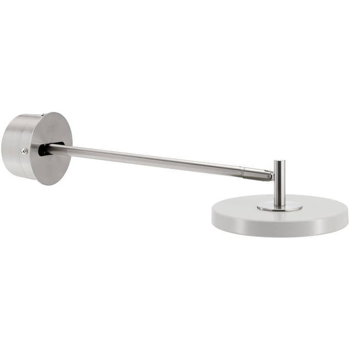 UMAGE LED wandlamp Asteria Long, grijs, staal, vaste aansluiting