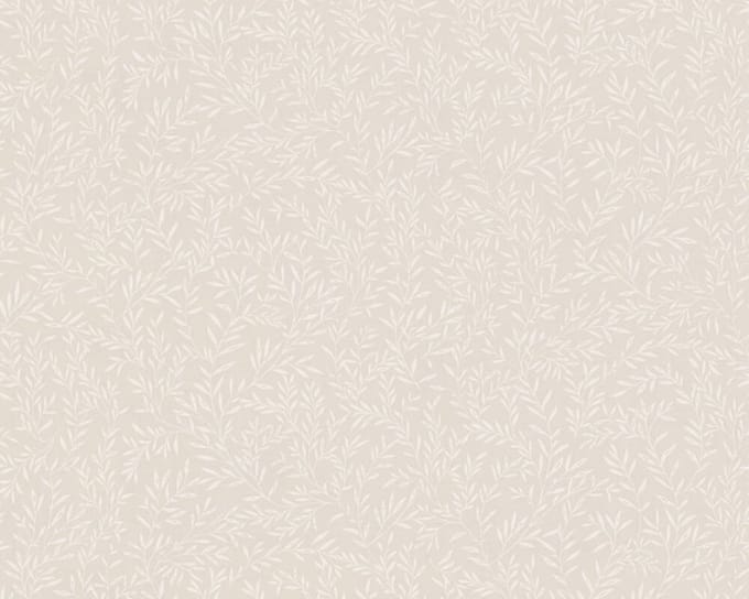 SUBTIELE TAKJES BEHANG | Landelijk - beige wit - A.S. Création Maison Charme