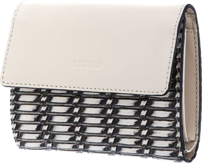 PICARD Leren Portemonnee Picnic 1 Flap Wallet Linen Beige