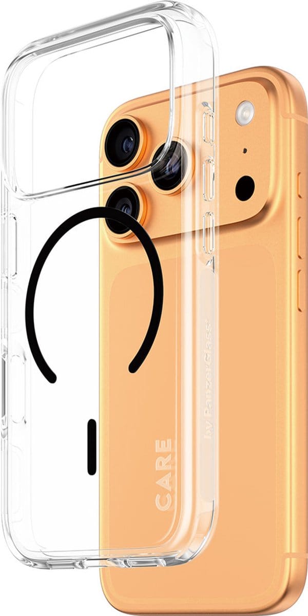 CARE by PanzerGlass Flagship Case Transparent Urban Explorer w. Black MagSafe iPhone 17 Pro