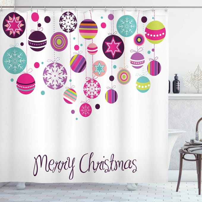 ABAKUHAUS – Douchegordijn – 175x220 cm – Polyester, multicolor