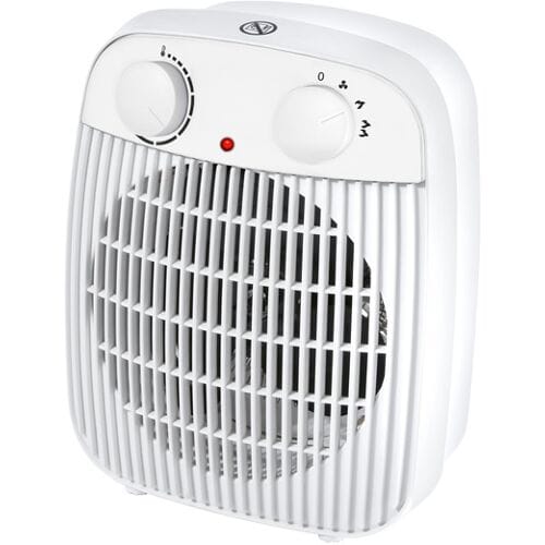 TRONIC®Ventilator warme en koude lucht - Wit - Vermogen: 1000/2000 W - Verwarmingsstanden: 2 - Ook als ventilator te gebruiken