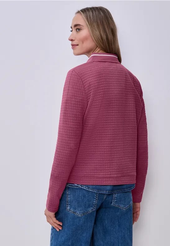 Gestructureerde blouson
