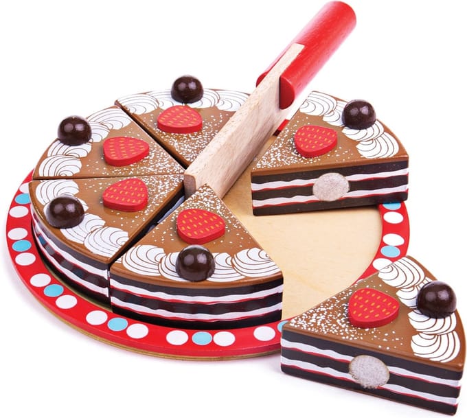 Speelgoedeten - Chocoladetaart