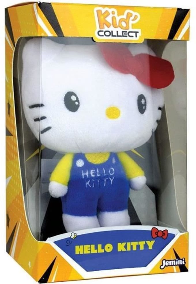Verzamelbare knuffel - JEMINI - Hello Kitty - Kid'collect +/- 13 cm