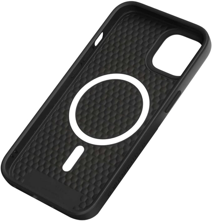 Rhinoshield, Hoesje geschikt voor iPhone 16 Plus - Magnetisch SolidSuit ShockSpread, Zwart