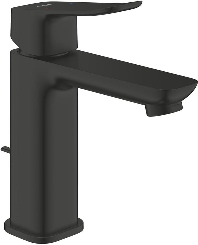 GROHE Dice Wastafelmengkraan - M-Size - Waterbesparend - Inclusief Pop-Up Waste - Matte Black