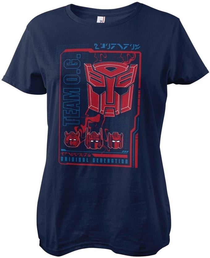 Transformers Autobots Original Generation -T-shirt voor dames, navyblauw